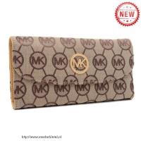 michael kors logo monogram groot beige portefeuilles Tas Classic Flap 4kof4674